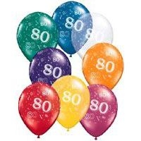 80th Birthday Party Ideas on An 80th Birthday Balloon Will Get Your 80th Birthday Decorations