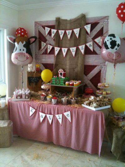 Barnyard Birthday Party