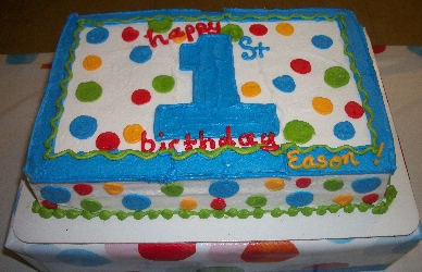  Birthday Cake Ideas on Birthday Plate  This Helps Match 1st Birthday Cake Designs To Colors