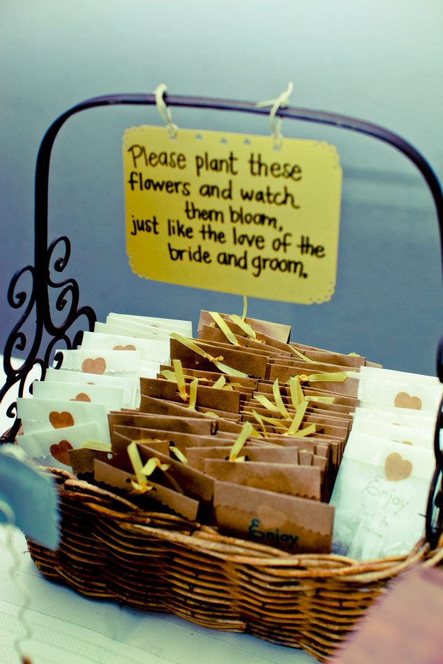 Seed Packet Wedding Favors