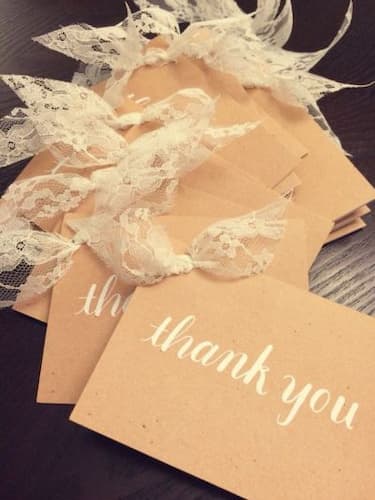 Bridal Shower Thank You Cards