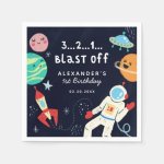 Zazzle Outer Space Birthday Party Ideas Blast Off Supplies