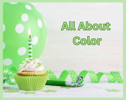 Let a color become your theme 1st Birthday Budget Party Color Theme