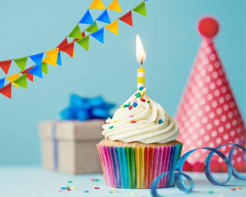 Colorful 1st Birthday Ideas Budget 1st Birthday Party Cupcake and Decorations.
