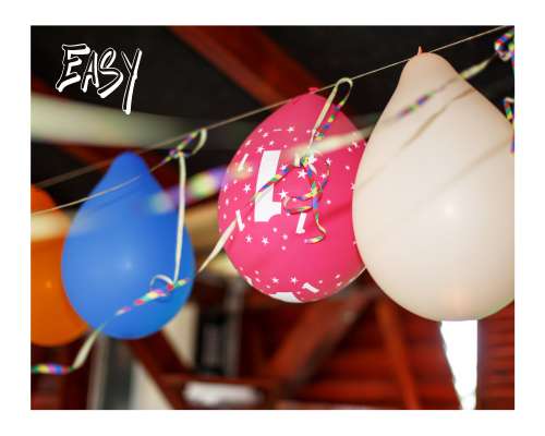 Decorate with Vibrant Balloon Displays Collection of Colorful 1st Birthday Party Balloons on a String.