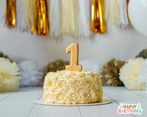 First Birthday Cake 1st Birthday Cake on a Budget