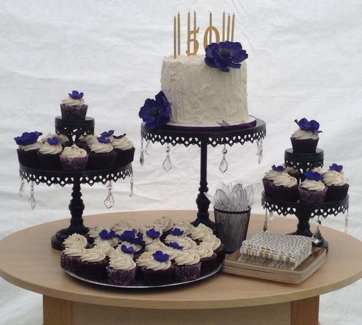 Elegant 50th Birthday Cake Idea