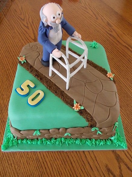 50th Birthday Cake Idea With Grandpa