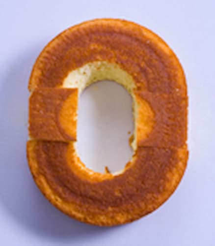 50th Birthday Cake Number Zero