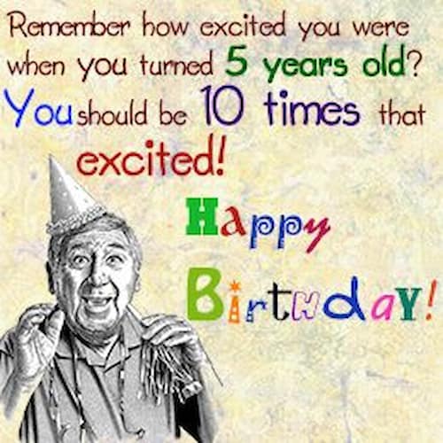 50th Birthday Gag Gifts Excitement