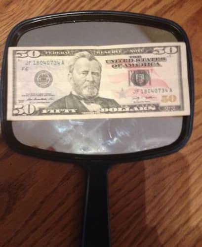 50th Birthday Gag Gifts Money Idea