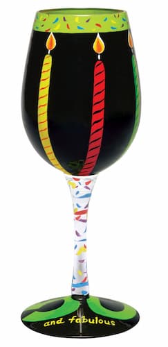 50th Birthday Gag Gifts Wine Glasses