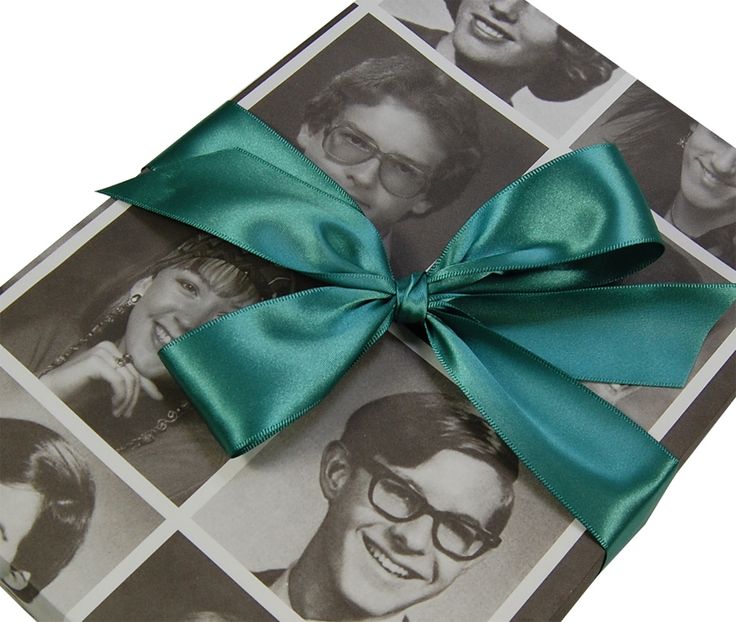 50th Birthday Gift Wrap Idea