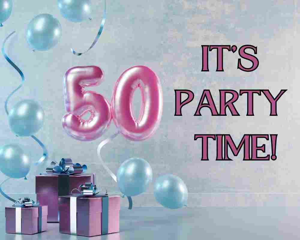 50th birthday invites are the perfect way to make this milestone occasion stand out.  Browse customized invitations both with or without photographs that say it's time to party.