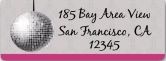 50th Birthday Invite Label