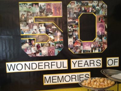 50th Birthday Party Decorations Memory Board