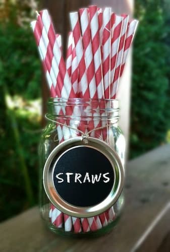 Decorative Drinking Straw Presentation
