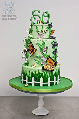 50th Birthday Party Themed Cake