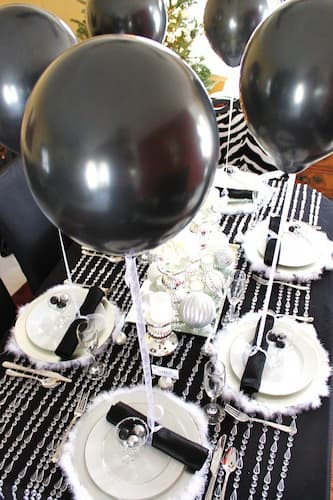 Wintry Themed 50th Birthday Party Themes