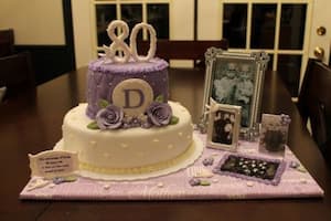 80th Birthday Cake
