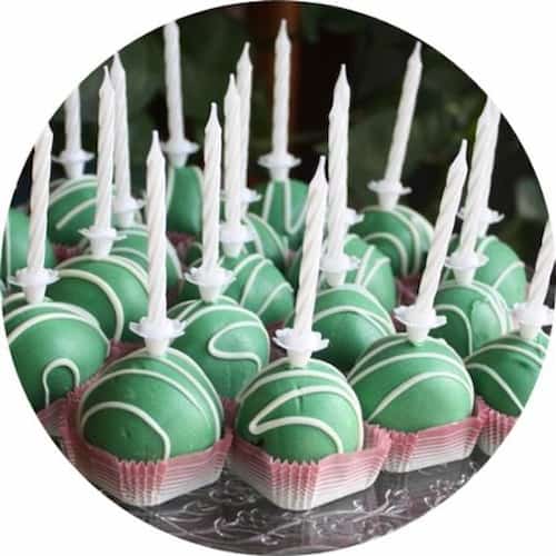 80th Birthday Cupcake Pops