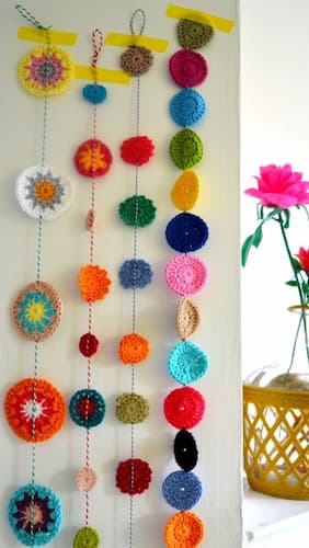 80th Birthday Decorations Crochet garlands