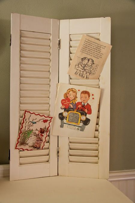 80th Birthday Card Shutter Display
