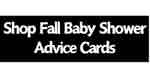 Amazon Shop Fall Baby Shower Advice Cards