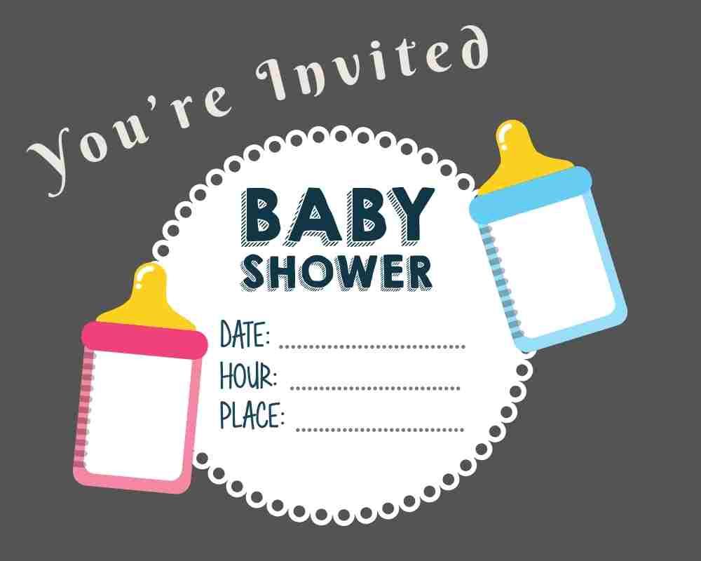 Baby Shower Invitations that let's everyone know you're invited.