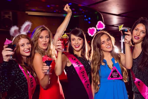 Guests at a Bachelorette Party.