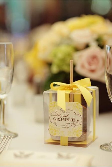 Candy Apple Wedding Favor Packaging