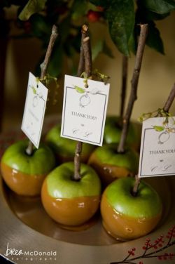 Candy Apple Wedding Favor