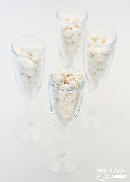 Champagne Bubble Candy Flutes