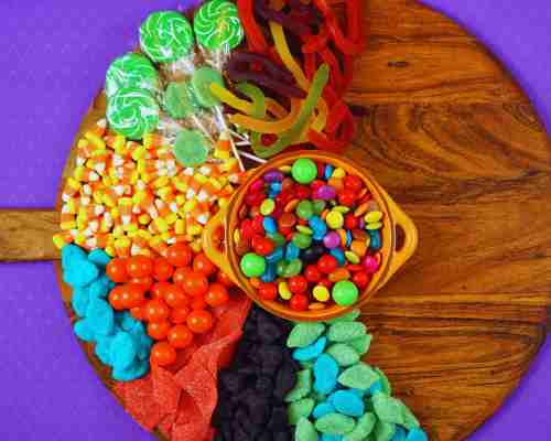 Halloween Charcuterie Board Ideas: Take Advantage Of Color And Texture Halloween charcuterie board ideas showing how to assemble ingredients.