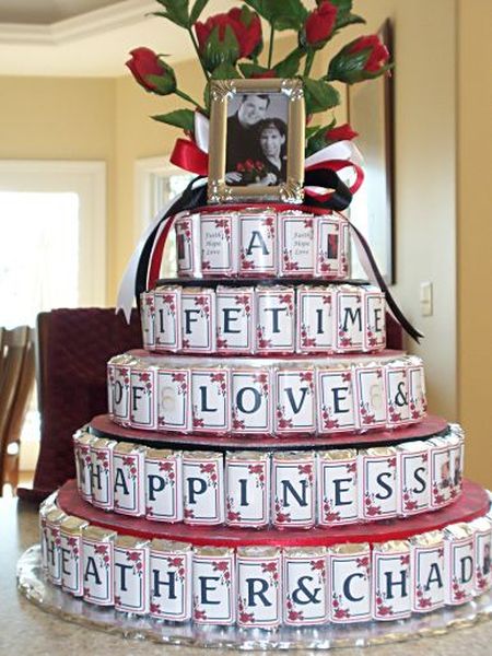 Chocolate Bar Wedding Favor Cake