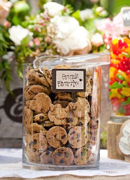 Groom Favorite Cookie Bar Wedding Favors
