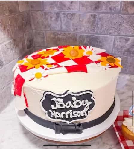 Couples Baby Shower Cake