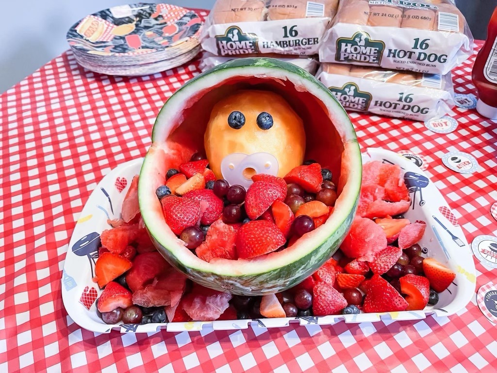 Couples Baby Shower Fruit