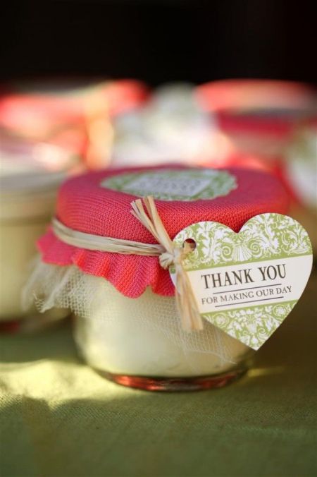 DIY Candle Wedding Favor Tag
