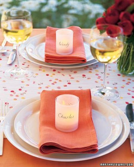 DIY Candle Wedding Favor Votives