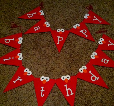 Elmo Birthday Party Ideas For Banners