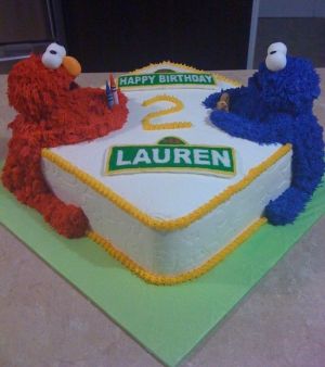 Elmo Birthday Cake Idea