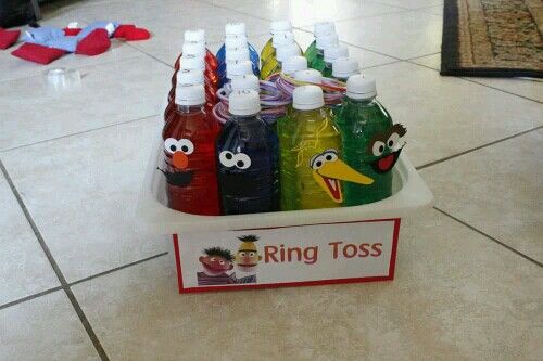 Elmo Birthday Party Ring Toss Game