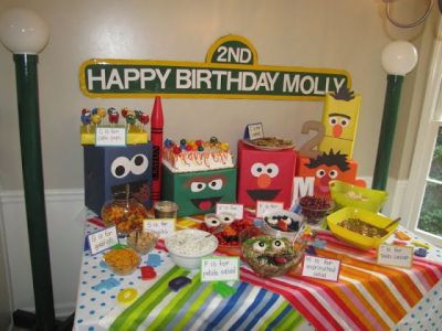 Elmo Birthday Party Ideas On Sesame Street