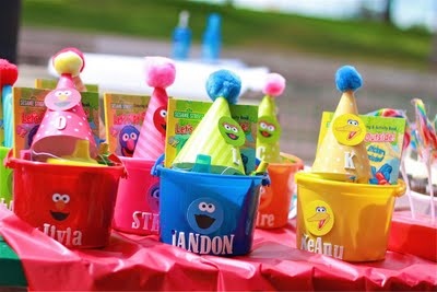 First Boy Birthday Party Favor Pails