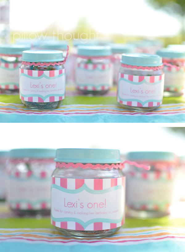 Creative First Girl Birthday Party Favors