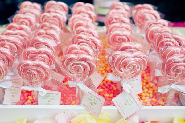 First Girl Birthday Lollipop Party Favors