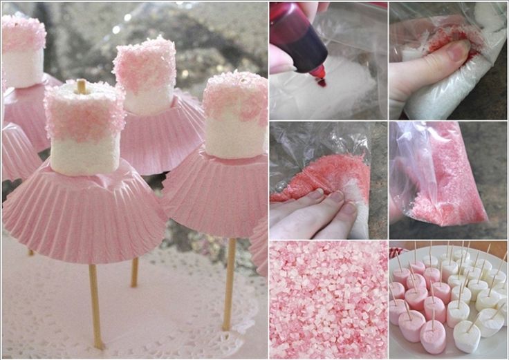 First Girl Birthday Marshmallow Ballerinas