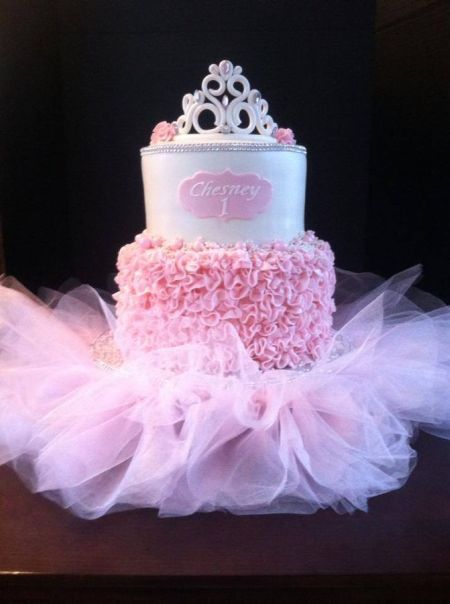 Fairy Tale First Girl Birthday Cake Idea