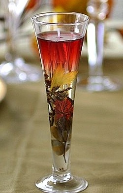 Gel Candle Wedding Favor For Fall